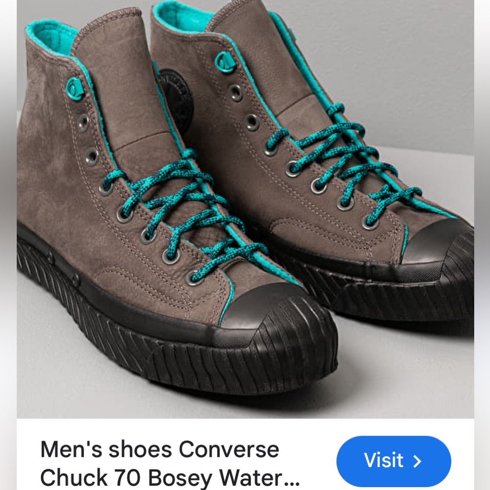 Converse chunk 70 Bosey water 💦 Repellent boots Free Shipping - Picture 3 of 9